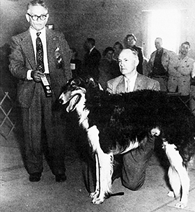 Louis Murr and Borzoi Trezor Boris