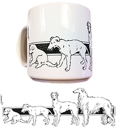 BCOA Growing Borzoi Mug photo